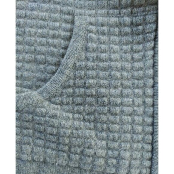 SKYR Women's Light Green Waffle Knit Full Zip Sweater Jacket Hoodie Size Medium - Picture 7 of 9